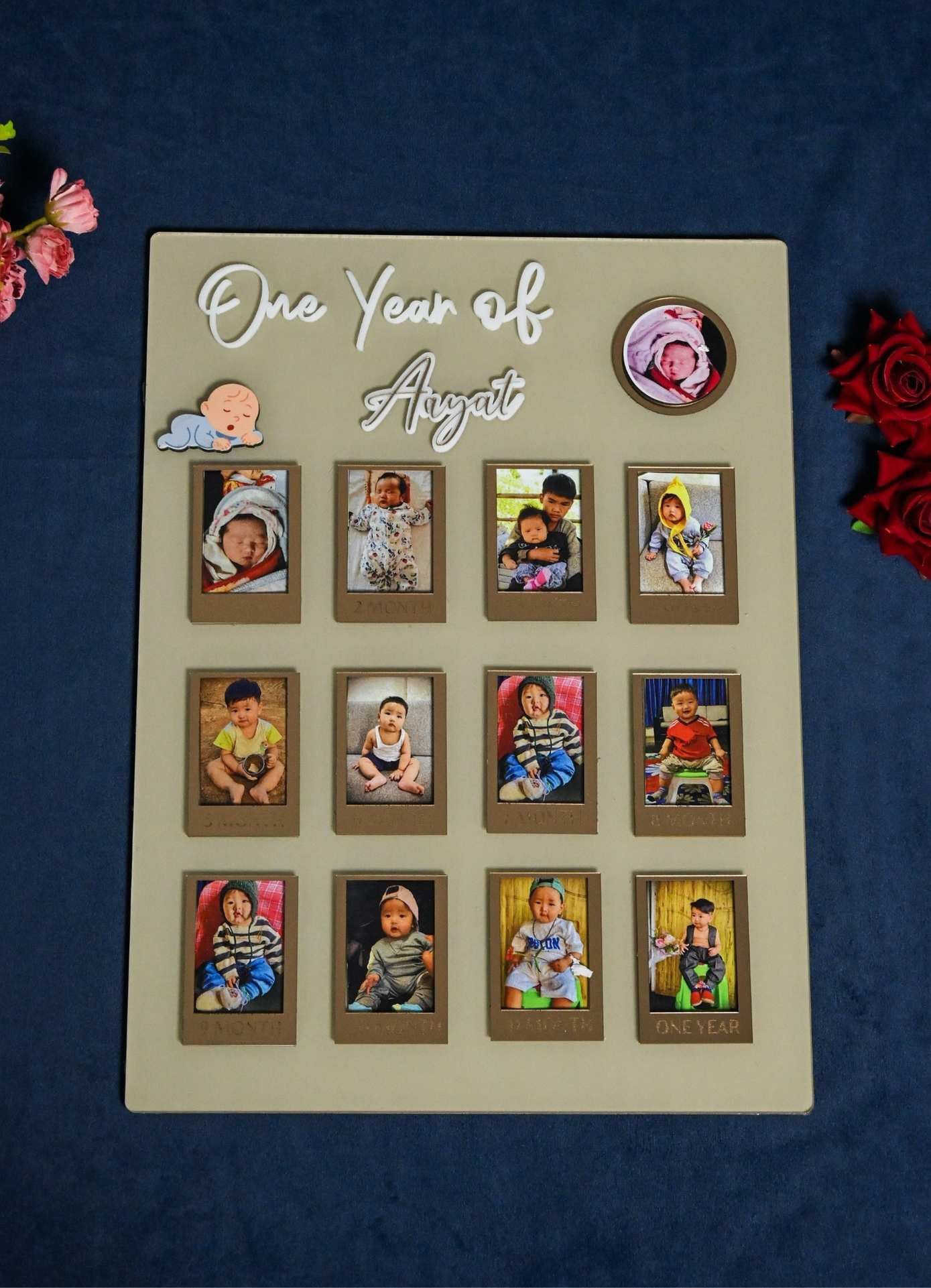 Baby Photo Board-Rectangular Shape